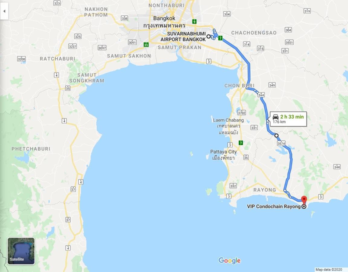 Panorama Sea View Room 245, V.I.P Condo Chain Rayong Ban Phe Esterno foto